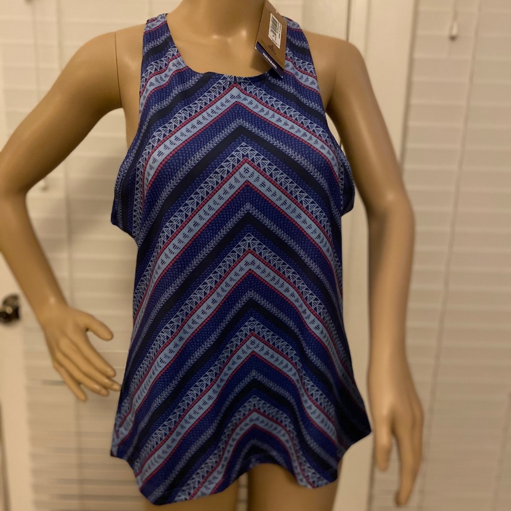 Prana Boost Print Racerback Tank Top Size XL NWT